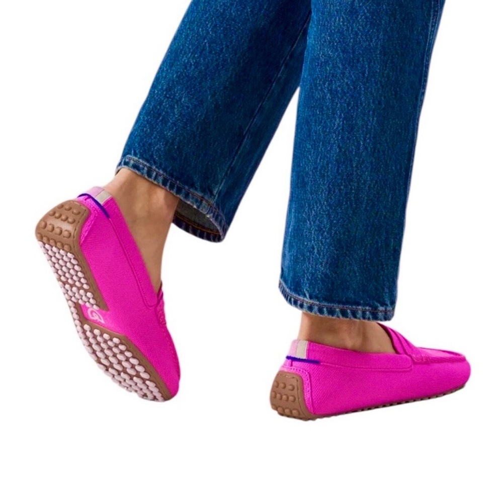 Rothy's Fuchsia Pink The Daily Driver Loafers